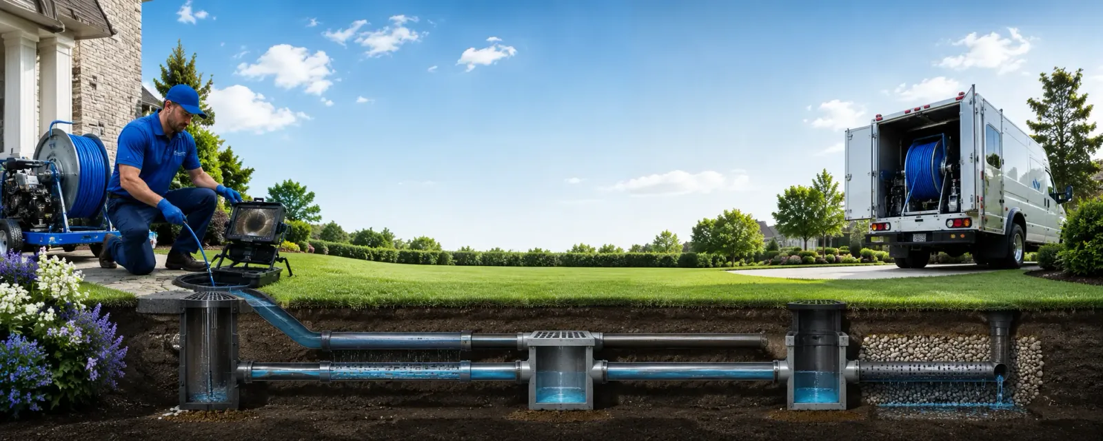 Outdoor drain cleaning information for Fountain Hill, AR
